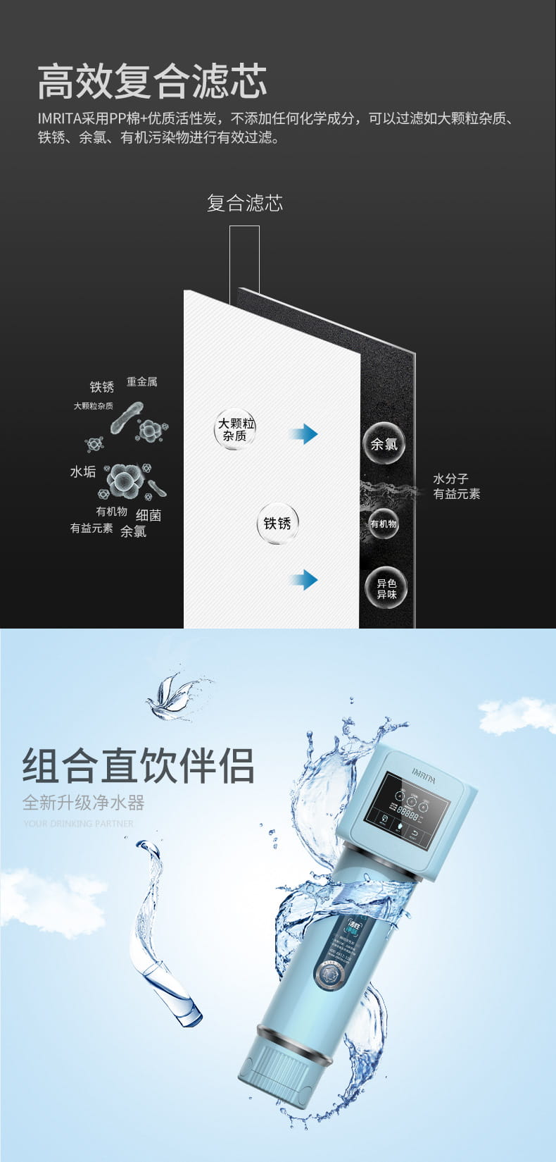 愛瑪特家用活性炭?jī)羲鱅MT-C5
